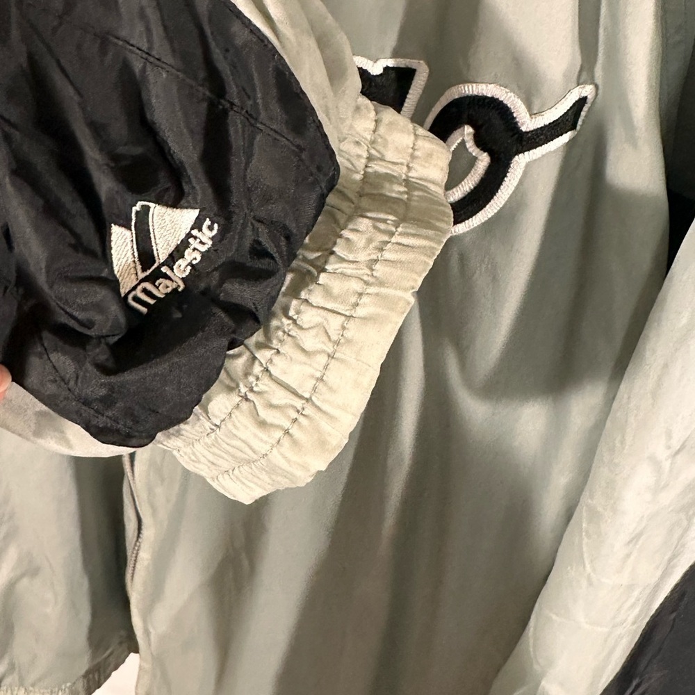Vintage Majestic Chicago Windbreaker MLB Genuine Merchandise Korea 90s XXL - Picture 3 of 7
